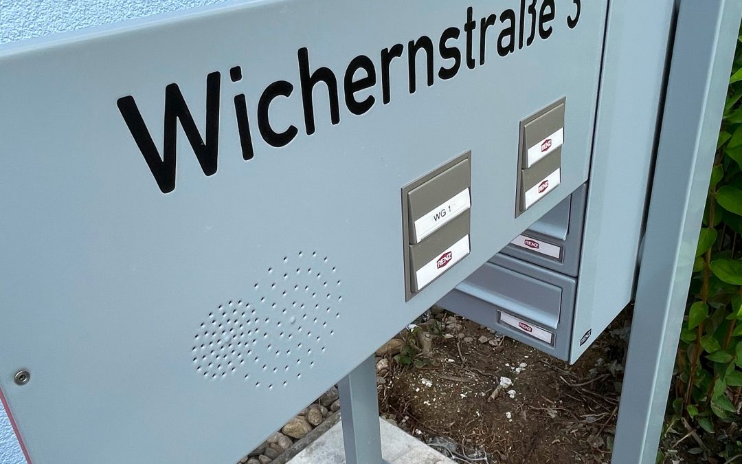 Abschluss der Umbauarbeiten in der Wichernstraße