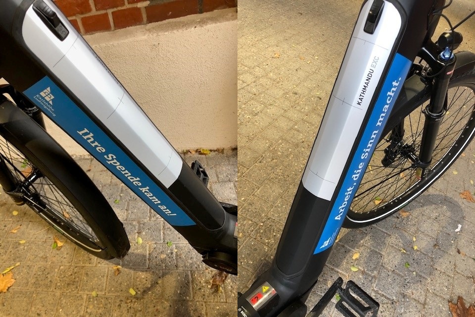 Neue Aufkleber für unsere E-Bikes