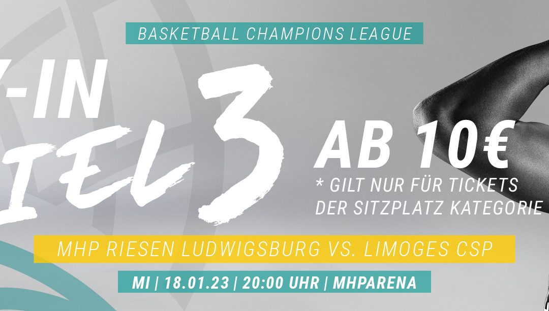 Tickets für das Spiel 3 der BCL Play-Ins noch immer erhältlich