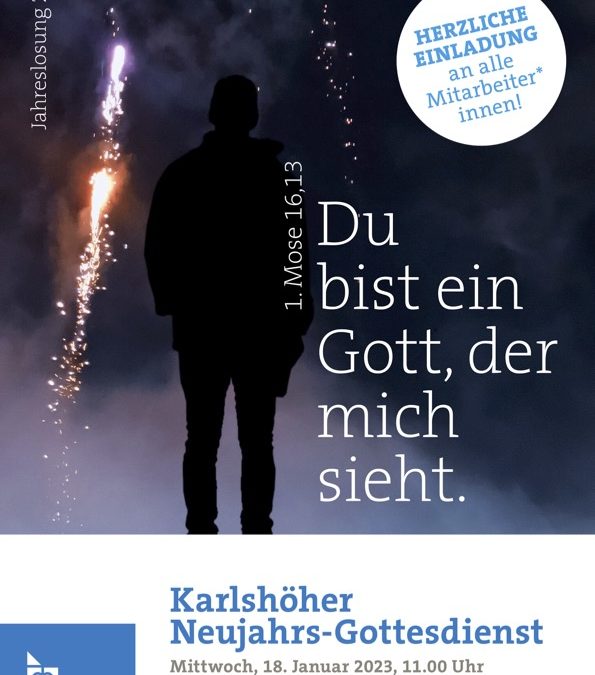 Einladung zum Neujahrsgottesdienst
