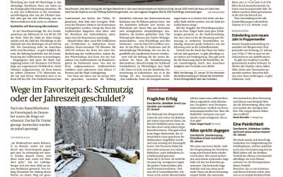 LKZ-Bericht über Geflüchtetenunterbringung im Haus am Salon (19.01.2023)