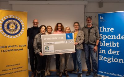 Der Inner Wheel Club Ludwigsburg unterstützt die „Ehrenamtliche Lernbegleitung“