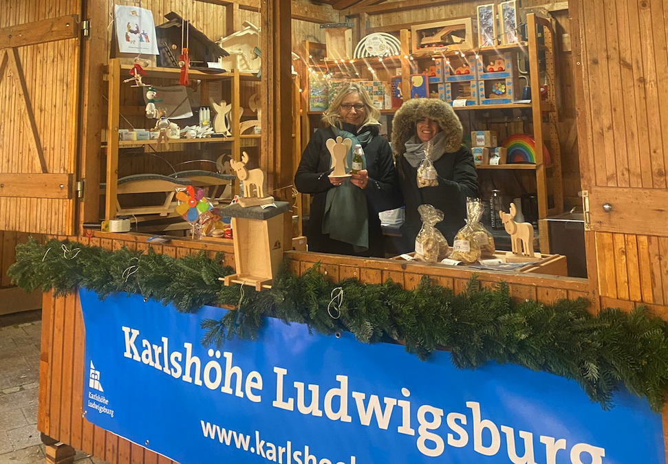Die Karlshöhe auf dem Ludwigsburger Weihnachtsmarkt