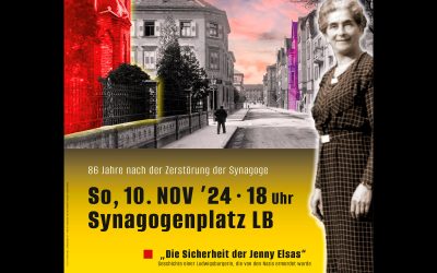 Erinnerungs-Veranstaltung am Sonntag auf dem Synagogenplatz