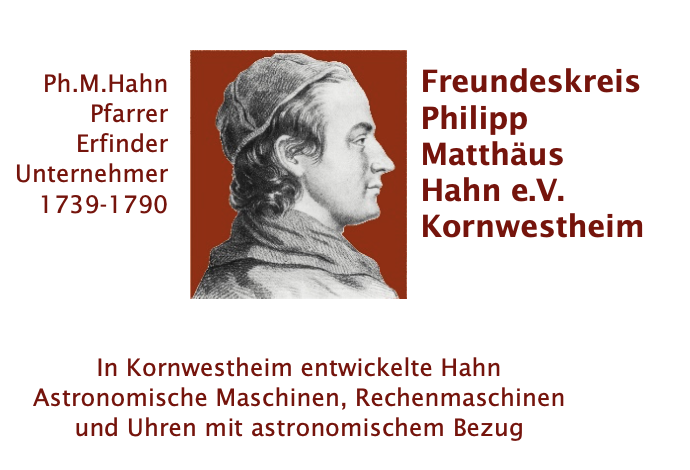 In Gedenken an Philipp-Matthäus Hahn: Ausstellung im Pfarramt Kornwestheim