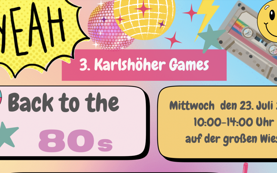 Save the Date:  Karlshöher Games 2025