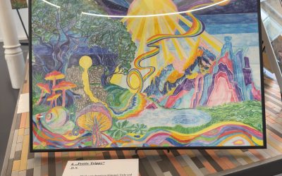 Kunstausstellung „Abstraktion des Ichs“ von Karlshöher Klient*innen