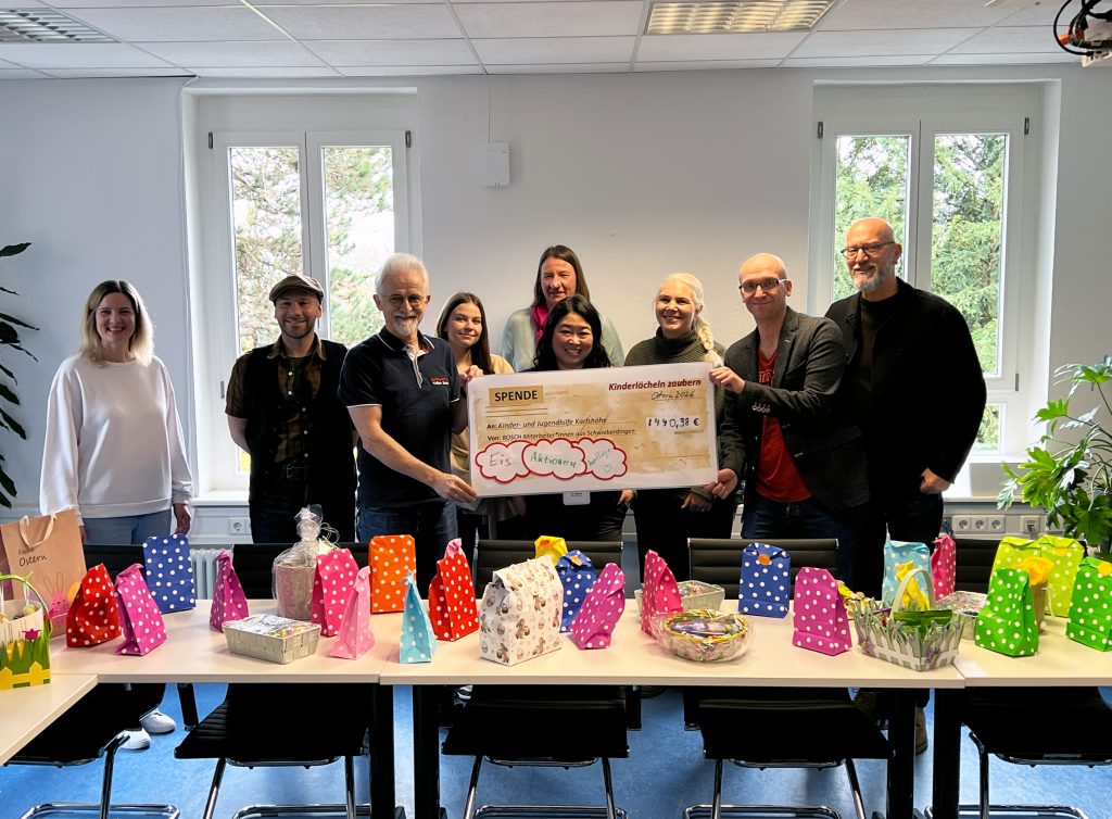 Bosch-Spendenaktion 2026 „Osternester für die Karlshöhe“